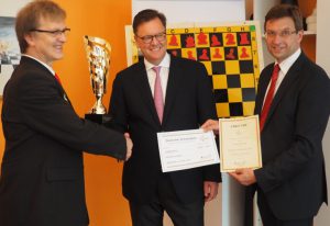 Roman Krulich erhält den Deutschen Schachpreis 2016