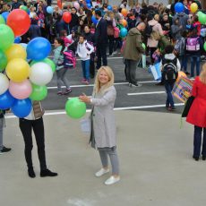 Luftballon-Aktion an der GS am Bauhausplatz