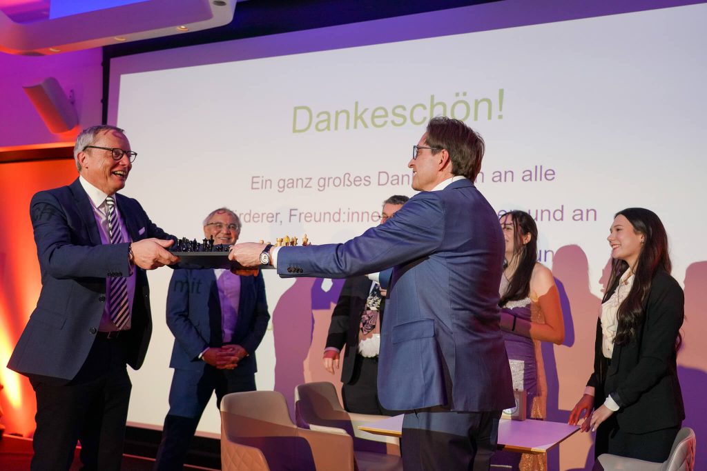 Holger Schroth und Stefan Kindermann Schach Charity Event
